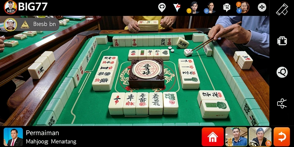 Tampilan Gameplay Mahjong yang Menarik dan Seru di BIG77.