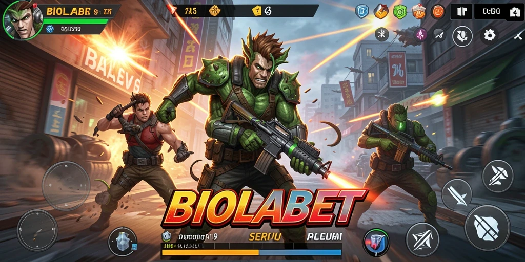 Gameplay intens penuh aksi dari BIOLABET yang menggugah adrenalin.