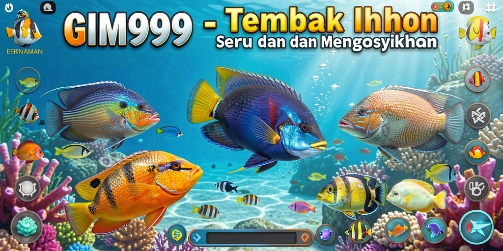 Screenshot gameplay GIM999 yang penuh warna dan seru.