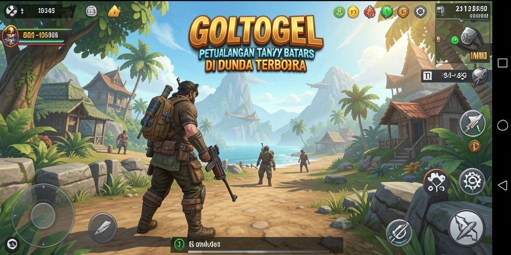Gameplay GOLTOGEL menampilkan eksplorasi dunia terbuka yang menakjubkan.