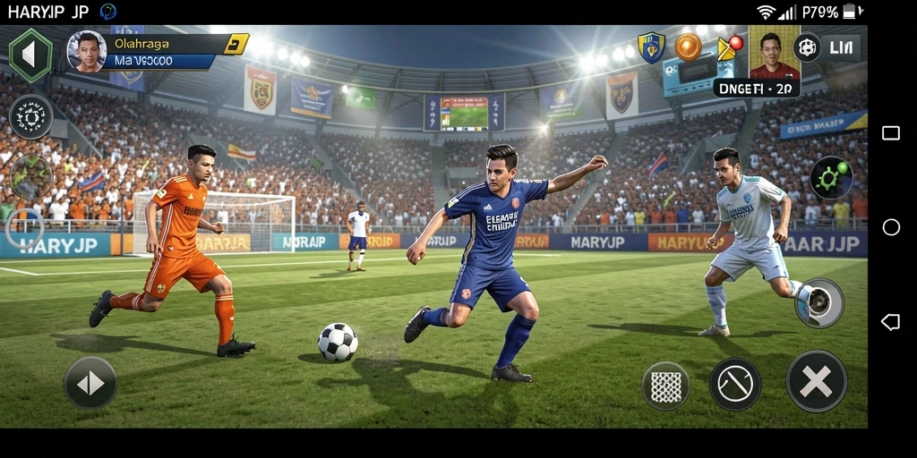 Tampilan gameplay seru di HARAPJP dengan grafis menarik.