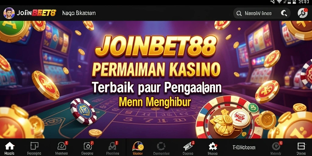 Tampilan gameplay <strong>JOINBET88</strong> dengan pengalaman Kasino yang mengasyikkan.