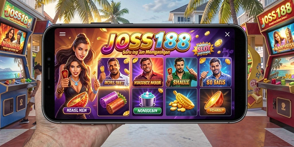 Tampilan gameplay seru dari JOSS188 dengan berbagai tema slot.