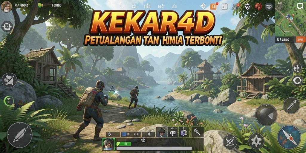 Tampilan menakjubkan dari gameplay KEKAR4D di dunia terbuka.