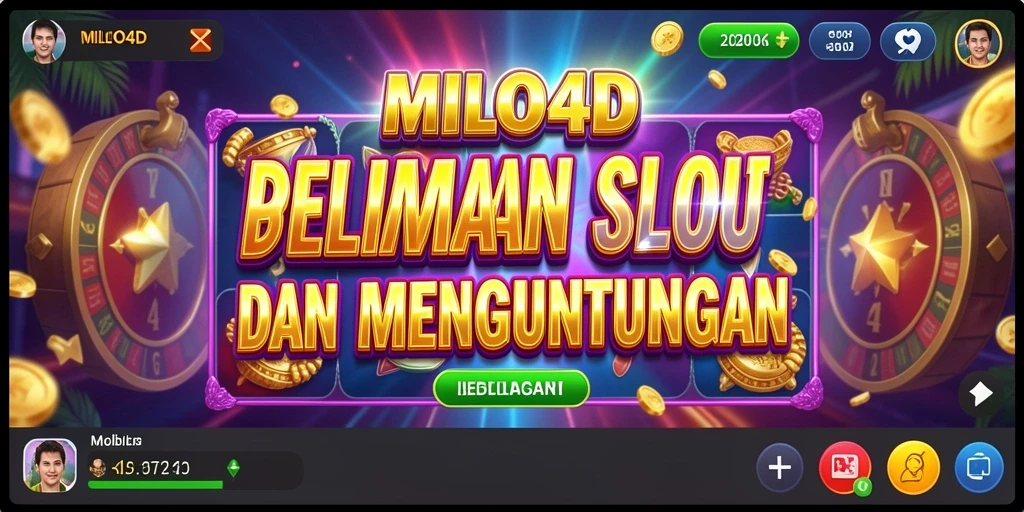 Tampilan gameplay seru dari permainan slot MILO4D.