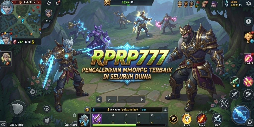 Gameplay RPRP777 menampilkan pertarungan epik dan grafis yang menawan.