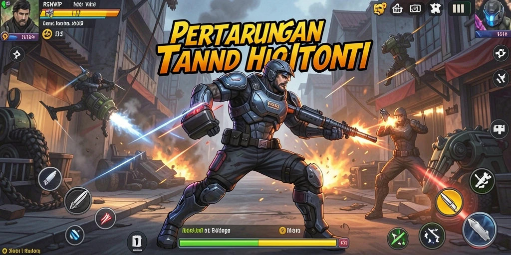 Tampilan gameplay RSNVIP yang menegangkan dan penuh aksi.
