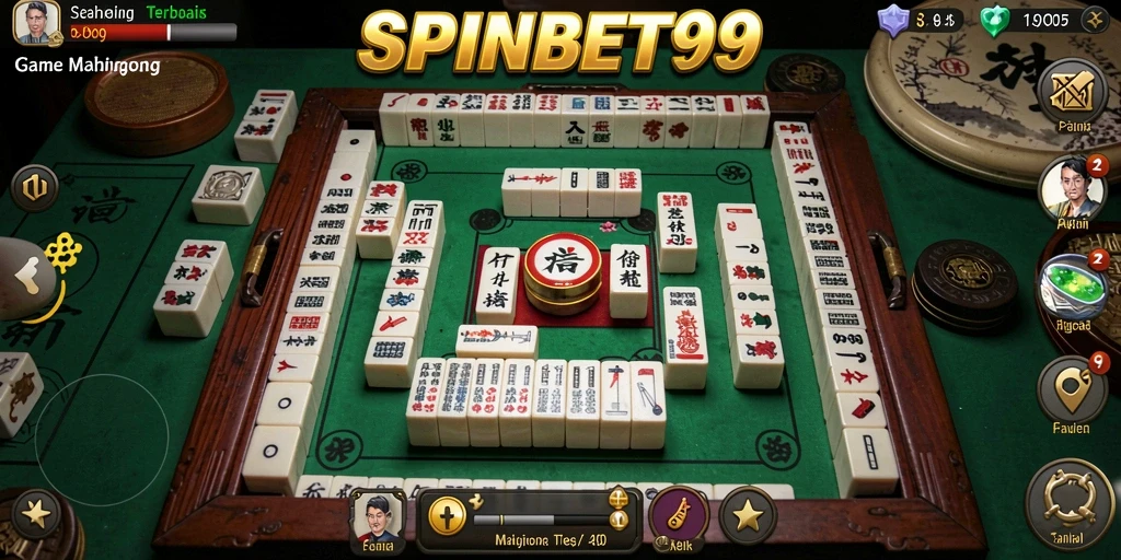 Gameplay menarik dari SPINBET99 dengan tampilan Mahjong yang menawan.