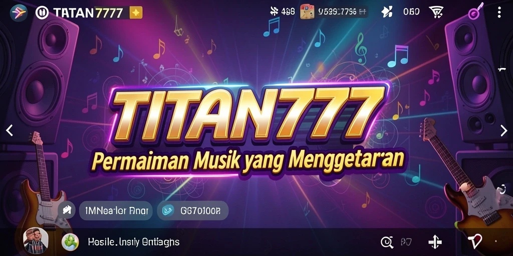 Tampilan gameplay <strong>TITAN777</strong> yang seru dan menantang dengan beragam pilihan lagu.
