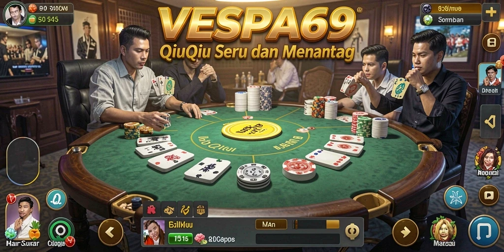 Gameplay QiuQiu yang menarik dan kompetitif.